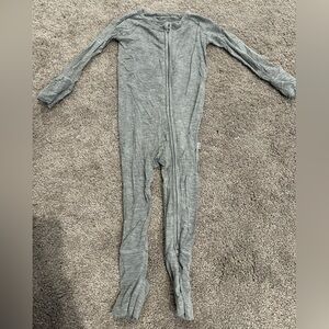 Little Sleepies Zippie Grey Sz 6-12m